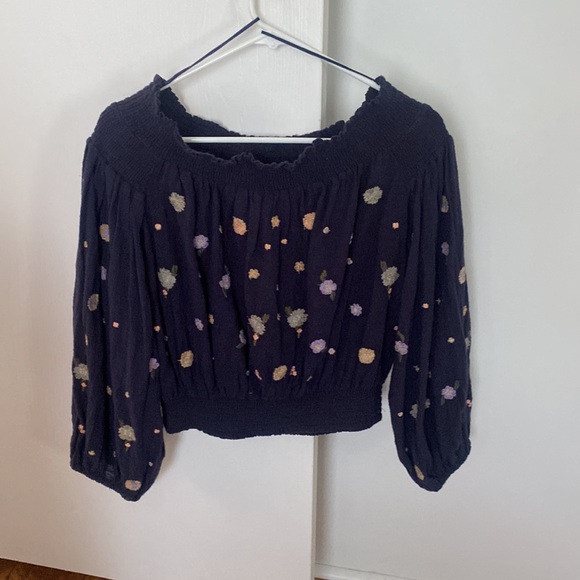 Free People Off Shoulder Top - Picture 3 of 3